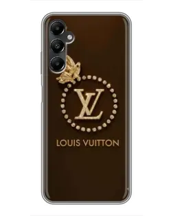 Чехол для Samsung Galaxy A05s с картинкой «LV — золотая печать»
