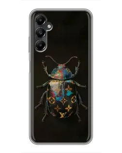 Чехол для Samsung Galaxy A05s с картинкой «LV — мраморный принт»
