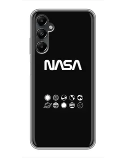 Чехол для Samsung Galaxy A05s с картинкой «NASA — технический принт»
