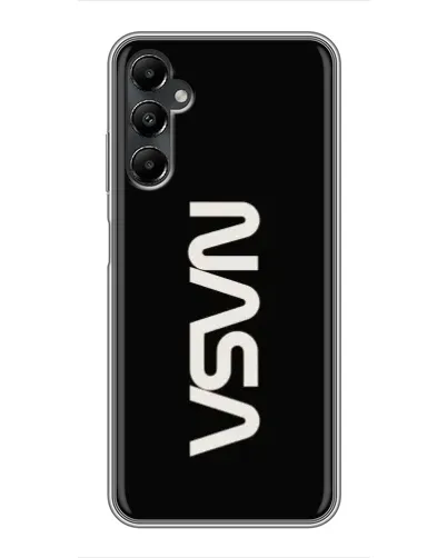 Чехол для Samsung Galaxy A05s с картинкой «NASA — вертикальный логотип»