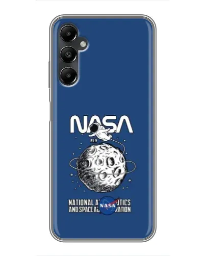 Чехол для Samsung Galaxy A05s с картинкой «NASA — лунная миссия»