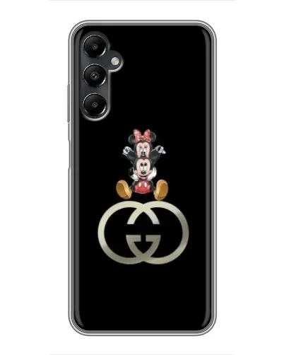 Чехол для Samsung Galaxy A05s с картинкой «Минни Маус на лого»