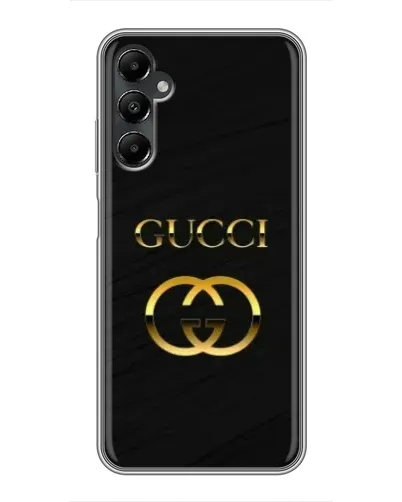Чехол для Samsung Galaxy A05s с картинкой «Золотой логотип Gucci»