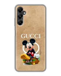 Чехол для Samsung Galaxy A05s с картинкой «Микки Маус Gucci — крафт»