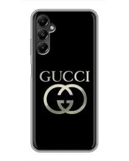 Чехол для Samsung Galaxy A05s с картинкой «Gucci — золото на черном»