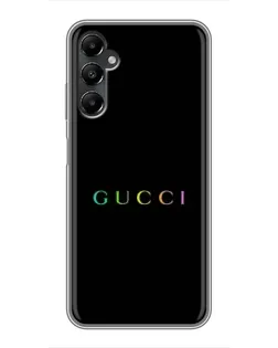 Чехол для Samsung Galaxy A05s с картинкой «Gucci — неоновый минимализм»