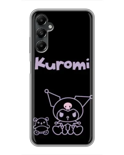 Чехол для Samsung Galaxy A05s с картинкой «Kuromi — черный минимализм»