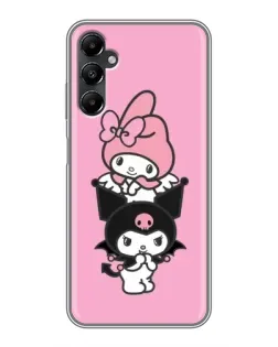 Чехол для Samsung Galaxy A05s с картинкой «Трио My Melody и Kuromi»