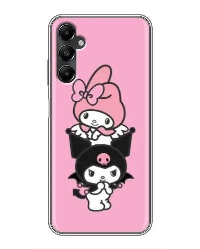 Чехол для Samsung Galaxy A05s с картинкой «Трио My Melody и Kuromi»