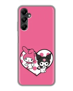 Чехол для Samsung Galaxy A05s с картинкой «Kuromi и My Melody»