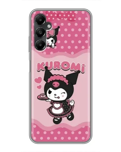 Чехол для Samsung Galaxy A05s с картинкой «Kuromi в очках»