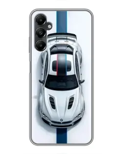 Чехол для Samsung Galaxy A05s с картинкой «Вид сверху — BMW M»