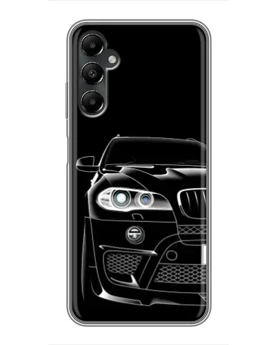 Чехол для Samsung Galaxy A05s с картинкой «Темный силуэт BMW»