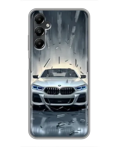 Чехол для Samsung Galaxy A05s с картинкой «BMW в свете фар»