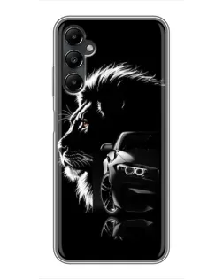 Чехол для Samsung Galaxy A05s с картинкой «BMW и лев»