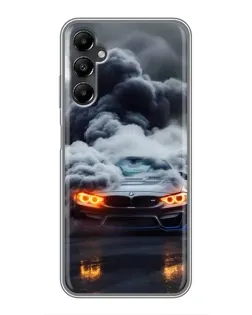 Чехол для Samsung Galaxy A05s с картинкой «BMW в дыму»
