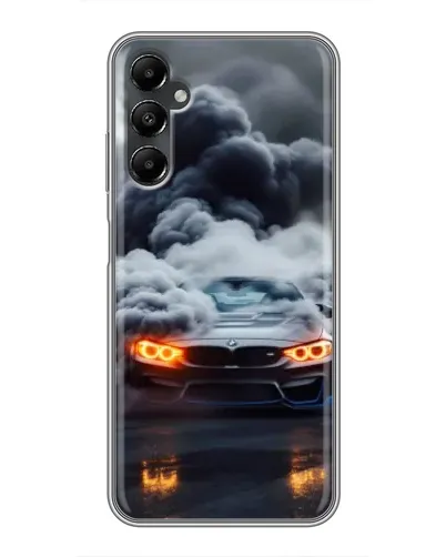 Чехол для Samsung Galaxy A05s с картинкой «BMW в дыму»