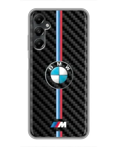 Чехол для Samsung Galaxy A05s с картинкой «Эмблема BMW и карбон»