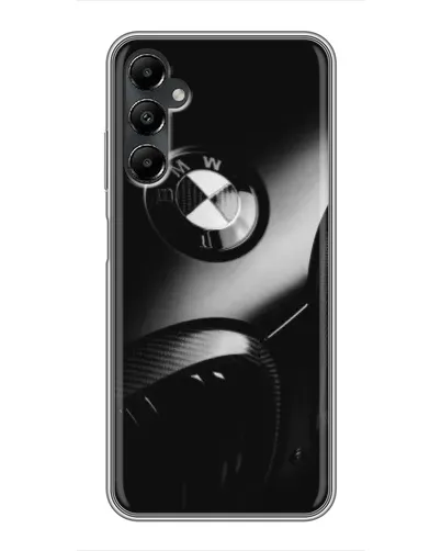 Чехол для Samsung Galaxy A05s с картинкой «Эмблема BMW — макро»