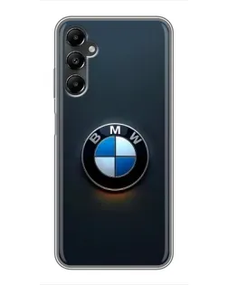Чехол для Samsung Galaxy A05s с картинкой «Логотип BMW — минимализм»
