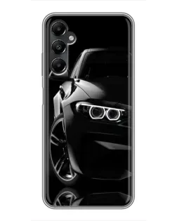 Чохол для Samsung Galaxy A05s з картинкою «Чорна BMW — профіль» Чохол для Samsung Galaxy A05s з картинкою «Чорна BMW — профіль»