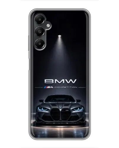 Чохол для Samsung Galaxy A05s з картинкою «BMW крізь нічне місто» Чохол для Samsung Galaxy A05s з картинкою «BMW крізь нічне місто»