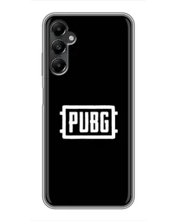 Чехол для Samsung Galaxy A05s с картинкой «Лого BMW — металлический блеск»