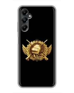 Чехол для Samsung Galaxy A05s с картинкой «PUBG — оранжевый градиент»