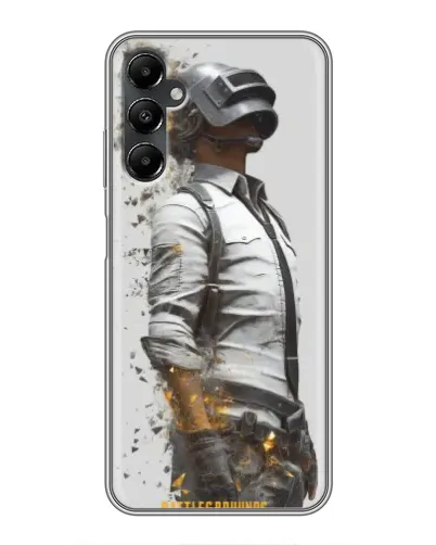 Чехол для Samsung Galaxy A05s с картинкой «PUBG — боец в пыли»