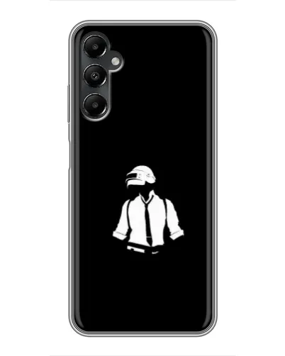 Чехол для Samsung Galaxy A05s с картинкой «PUBG — белый шлем»