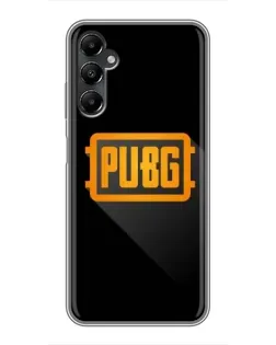 Чехол для Samsung Galaxy A05s с картинкой «PUBG — рамка лого»