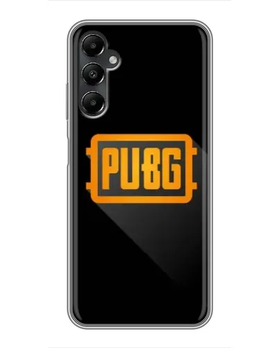 Чехол для Samsung Galaxy A05s с картинкой «PUBG — рамка лого»