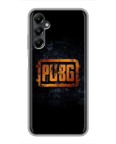 Чехол для Samsung Galaxy A05s с картинкой «PUBG — золотой логотип»