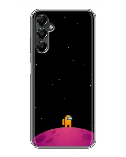 Чехол для Samsung Galaxy A05s с картинкой «Одинокий герой на планете»