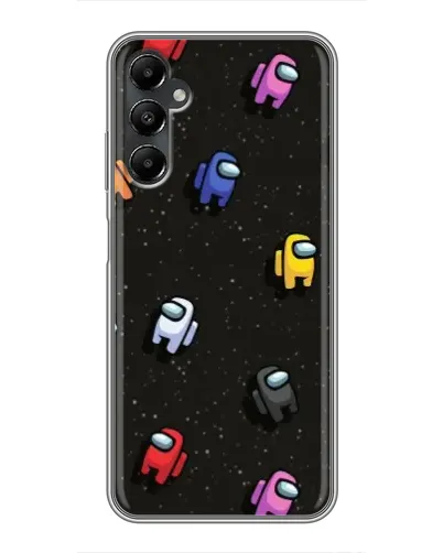 Чехол для Samsung Galaxy A05s с картинкой «Космический паттерн Among Us»