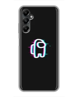 Чехол для Samsung Galaxy A05s с картинкой «Among Us неон»