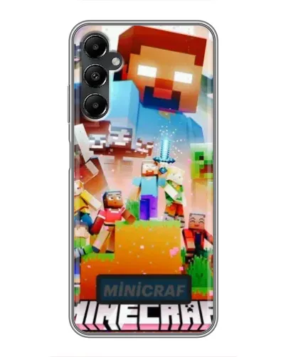 Чехол для Samsung Galaxy A05s с картинкой «Minecraft герои игры» Чехол для Samsung Galaxy A05s с картинкой «Minecraft герои игры»