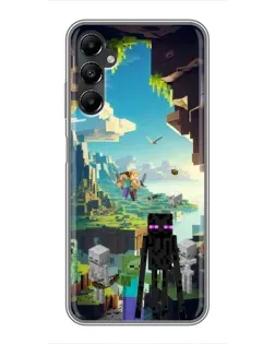 Чехол для Samsung Galaxy A05s с картинкой «Эндермен в лесу» Чехол для Samsung Galaxy A05s с картинкой «Эндермен в лесу»