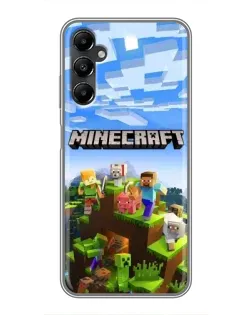Чехол для Samsung Galaxy A05s с картинкой «Minecraft классический мир» Чехол для Samsung Galaxy A05s с картинкой «Minecraft классический мир»