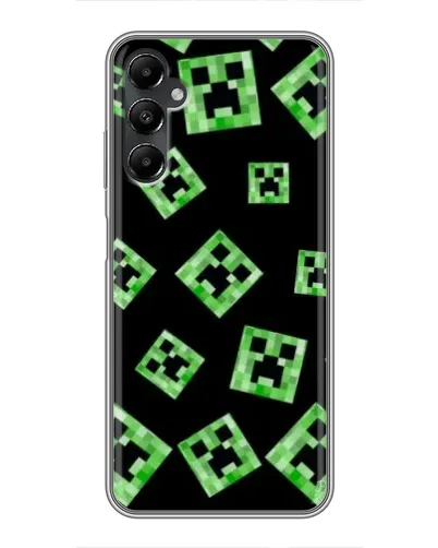 Чехол для Samsung Galaxy A05s с картинкой «Паттерн с криперами» Чехол для Samsung Galaxy A05s с картинкой «Паттерн с криперами»