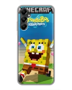 Чехол для Samsung Galaxy A05s с картинкой «Губка Боб Minecraft» Чехол для Samsung Galaxy A05s с картинкой «Губка Боб Minecraft»