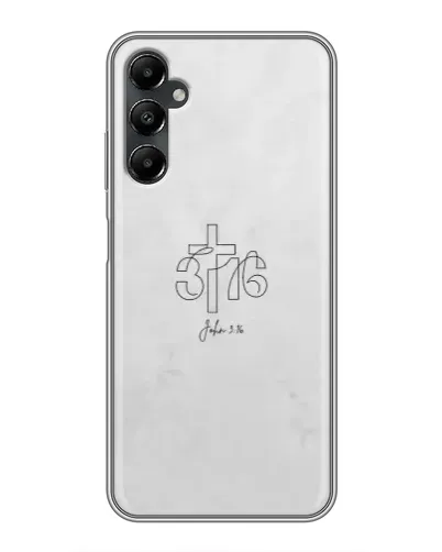 Чехол для Samsung Galaxy A05s с картинкой «Иоанна 3:16 Крест»