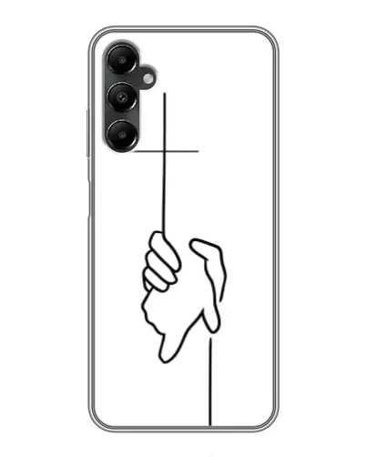 Чехол для Samsung Galaxy A05s с картинкой «Рука держит»