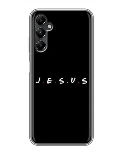 Чехол для Samsung Galaxy A05s с картинкой «Точки веры J.E.S.U.S.»