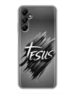 Чехол для Samsung Galaxy A05s с картинкой «Надпись Jesus Graffiti»