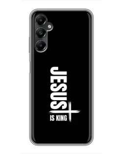 Чехол для Samsung Galaxy A05s с картинкой «Вертикаль веры Jesus»