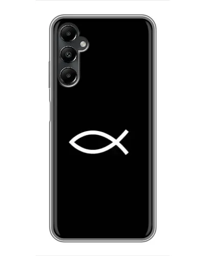 Чехол для Samsung Galaxy A05s с картинкой «Символ рыбы Jesus» Чехол для Samsung Galaxy A05s с картинкой «Символ рыбы Jesus»