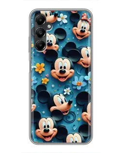 Чехол для Samsung Galaxy A05s с картинкой «Паттерн Микки и Минни»