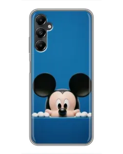 Чехол для Samsung Galaxy A05s с картинкой «Микки выглядывает»