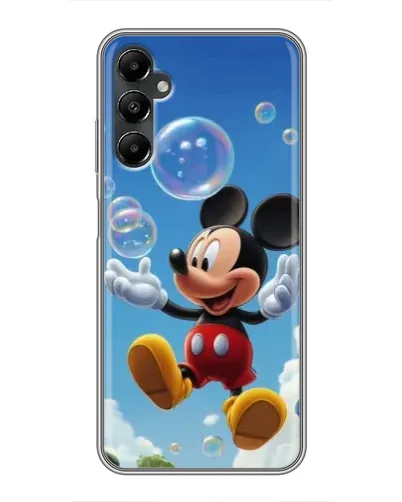 Чехол для Samsung Galaxy A05s с картинкой «Mickey и мыльные пузыри»